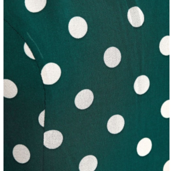 ZIMMERMANN GREEN WITH WHITE DOTS TOP - SIZE 1.   PRE LOVE... EXCELLENT CONDITON. - Picture 6 of 7